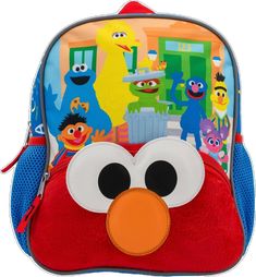 Cartoon Style Multicolor Backpack, Cartoon Style Multicolor Standard Backpack, Multicolor Character Backpack For Everyday Use, Novelty Multicolor Backpack For Back To School, Character Backpack For End Of School Year, End Of School Year Character Print Backpack, End Of School Year Character Backpack, Character Backpack For Playtime And Back To School, Playful Softback Backpack For Playtime