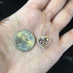 "Description: BEAUTIFUL 14K ROSE GOLD LADIES DIAMOND AND MORGANITE PENDANT. THIS ITEM IS NEW. COMES WITH 18'' 14K ROSE GOLD CHAIN AND GIFT BOX. IF YOU HAVE ANY OTHER QUESTIONS PLEASE CONTACT US. ALL THE INFO ON THIS ITEM DOWN BELOW. THANK YOU VERY MUCH. KATE . Metal: SOLID 14K ROSE GOLD Stamped: STAMPED 14K Total Gram Weight: 3.9GR Setting: PRONG Width: 15.2MM (0.6 IN) Length: 16.4MM (0.6 IN) Diamonds: ROUND BRILLIANT CUT Color: F Clarity: VS2 Total Diamond Weight: 0.32CT Center Stone: MORGANITE Rose Gold Heart Cut Necklace For Wedding, Wedding Rose Gold Heart Cut Necklace, Rose Gold Heart Pendant Jewelry With Diamond Cut, Rose Gold Heart Pendant Necklace With Diamond Cut, Rose Gold Heart Cut Cubic Zirconia Necklace, Luxury Rose Gold Double Heart Jewelry, Rose Gold Heart Pendant Jewelry For Wedding, Rose Gold Heart Pendant Necklace For Formal Occasions, Rose Gold Heart Pendant Necklace