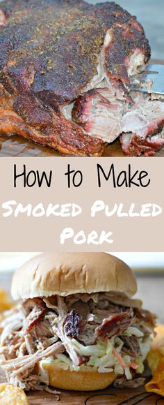 how to make smoked pulled pork