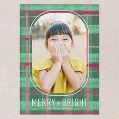 Send a Christmas card friends and family will love. Add your own greeting and everyone's names. There's room for more photos and wishes on the back, too. Holiday Cards Photo, Create Photo, Birth Announcements, Photo Books, Merry And Bright, Birth Announcement, Christmas Card, More Photos, Photo Cards