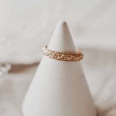 Vintage Gold Band Vintage Gold Band, Gold Texture, Ring Band, Gold Band, Gold Bands, Vintage Gold, Band Rings, Sensitive Skin, Solid Gold