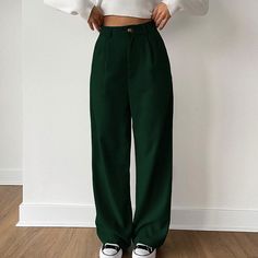 Style: CasualAge: 25-34Waist Type: HIGHDecoration: PocketsDecoration: Fake ZippersDecoration: ButtonElasticity: Non StrechFabric Type: CorduroyPattern Type: SolidPant Style: StraightMaterial: PolyesterFit Type: LOOSELength: Ankle-Length PantsSeason: Autumn/WinterPlace Of Origin: China (Mainland)Closure Type: Button FlyGender: WOMENModel Number: Corduroy PantsFront Style: PleatedSize: S M L XL 2XL 3XL 4XLStyle 1: 2022 New Corduroy Women's PantsStyle 2: Straight Casual High Waist Pleated TrousersS Autumn Chic, Slim Pants Outfit, Corduroy Pants Women, Hoodies Men Style, Winter Fashion Coats, Track Suit Men, Y2k Aesthetic Outfits, Streetwear Y2k, Pleated Trousers