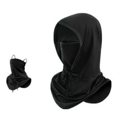 PRICES MAY VARY. 【Cooling Balaclava Mask】Soft fabrics with good breathability, great absorption, no pilling, no shrinkage, no fading, excellent comfort and dryness. It is very soft, close to the skin, no wrinkles, no fading, and can be folded in the pocket. Easy to breathe and easy to carry. 【Windproof and Sunproof】 Effectively blocks most of the UV rays, dust, and wind which can 360 degree protects your head and face down to the neck. It can be worn under a hat, helmet, paintball mask, etc., or Casual Outdoor Balaclava With Adjustable Hood, Black Hooded Balaclava For Outdoor Activities, Functional Balaclava With Adjustable Hood For Outdoor Activities, Windproof Techwear Balaclava For Outdoor, Breathable Casual Balaclava For Outdoor, Functional Hooded Balaclava For Outdoor Activities, Solid Hooded Balaclava For Outdoor Activities, Casual Breathable Balaclava For Outdoor, Solid Color Hooded Balaclava For Outdoor Activities