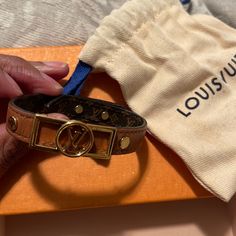 Lv Bracelet In Great Condition Lv Bracelet, Louis Vuitton Jewelry, Louis Vuitton Brown, Womens Jewelry Bracelets, Jewelry Bracelets, Louis Vuitton, Women Jewelry, Bracelet, Women Shopping