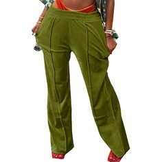 Grass Green Velvet Casual Sports Pants Athleisure Green Bottoms For Fall, Green Bottoms For Spring Jogging, Green Bottoms For Jogging In Spring, Sportswear Pants With Pockets For Fall, Green Sportswear Pants With Pockets, Fall Jogging Pants With Pockets, Green Jogging Pants With Pockets, Green Relaxed Fit Pants For Jogging, Sporty Wide Leg Pants With Pockets For Fall