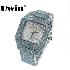 UWIN Fashion Crystal Watch Luxury Diamond Bracelet Watch Big Face Square Full Bling Iced Out Watch for Men Hip Hop Rapper This item is everything you've dreamed of and more. It feels soft and lightweight, with the right amount of stretch. It's comfortable and flattering for all. Limited Stock! • Available For A Limited Time, Get Yours Today • 100% Quality Guaranteed Plus Fast And Secure Free Shipping Worldwide With Tracking Available • Made Of High Quality Premium Material • Get Your Own While Y Iced Out Watch, Hip Hop Watches, Watch Big, Ice Watch, Diamond Bling, Crystal Watches, Luxury Diamonds, Diamond Quartz, Watch For Men