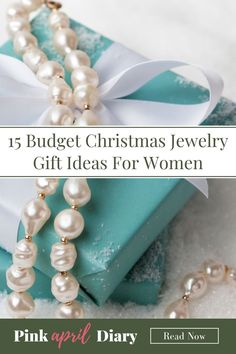 Discover the perfect jewelry Christmas gift with my latest holiday gift ideas blog post featuring the fifteen best jewelry gifts for women. From Akoya Pearl Stud Earrings to a white pearl choker, these Christmas jewelry gift ideas will make her feel truly cherished. Click the link to read more and explore these best Christmas jewelry gifts today! White Pearl Choker, Budget Christmas, Christmas Jewelry Gift, Jewelry Gift Ideas