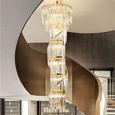 an elegant chandelier hangs from the ceiling