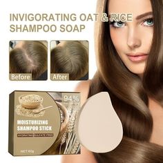 Invigorating Oat & Rice Shampoo Bar, Anti-Hair Loss Rice Shampoo Bar, Moisturizing Shampoo Stick, Rice Shampoo Bars For Hair Growth Makeup make up Beauty 2.Due to the difference between different monitors, the picture may not reflect the actual color of the item. Thank you! [Moisturizing] The bar supports the healthy development of hair and scalp, Moisturizes, Strengthens, Rejuvenates, Renews, Volumizes, Increases Natural , Repairs, and Gently Cleanses Hair & Scalp. Best for dry to normal hair. Rice Shampoo Bar, Rice Shampoo, Stick Rice, Shampoo For Damaged Hair, Hair Growth Shampoo, Shampoo Bars, Nourishing Shampoo, Hair Cleanse, Hair Rinse