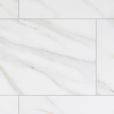 white marble tiles with gold veining on the edges