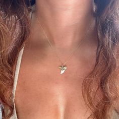 Gorgeous natural Shark tooth necklaces. Choose from Waterproof Gold, 925 Silver or Copper. Wear one on its own or layer them together! Silver Shark Tooth Necklace, Shark Tooth Necklace Aesthetic, Beachy Wallpapers, Shark Jewelry, Eine Rose, Silver Shark, Shark Necklace, Shark Tooth Necklace, Tooth Necklace