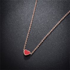 Lustrous metal necklace featuring a colorful heart pendant. Chain : 15.75" W with 1.96" extender Pendant : 0.28" W x 0.28" H Lobster claw clasp 18k rose gold-plated stainless steel / enamel Metal Necklace, Colorful Heart, Metal Necklaces, Heart Pendant Necklace, 18k Rose Gold, Lobster Claw, Rose Gold Plates, Heart Pendant, Gold Plate