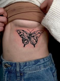 Butt Woman With Butterfly Wings Tattoo, Warped Butterfly Tattoo, Distorted Butterfly Tattoo, Thermal Butterfly, Japanese Butterfly Tattoo, Abstract Butterfly Tattoo, Tattoo Borboleta, Trippy Tattoo Ideas, Butterfly Wing Tattoo