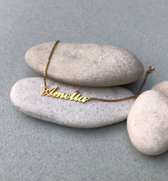 Custom Name Necklace,Name Necklace with Your Name,Personalized NecklaceYou can select your wishes chain style on dropdown menu.FONT OPTION : The font in the image is valid for this product. Visit my shop for other fonts. Or write to us in the message box. https://www.etsy.com/shop/MastercraftsmanStore?ref=s2-header-shopnameItem Description:-I can make any size and style you want.- Custom Name Necklace.- Material: Gold Plated 18k , Sterling Silver .-Material: 925 sterling silver-Chain Length: 4", Dainty Personalized Bracelets For Friendship, Meaningful Hypoallergenic Name Bracelet As Gift, Customized Minimalist Jewelry For Friendship, Rose Gold Adjustable Name Necklace, Personalized Meaningful Jewelry For Friendship, Adjustable Nameplate Bracelet For Friendship, Adjustable Nameplate Bracelets For Friendship, Custom Name Chain Bracelet Nameplate As Gift, Custom Name Chain Bracelet With Nameplate As Gift