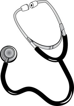 a stethoscope with a smiley face on it's side and a stethoscope in the shape of a heart