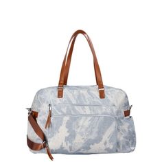 Plans for the weekend? No Boundaries Multi-Pocket Weekender Bag is ready to go at a moments notice. Stylishly spacious, this marble print bag features a large main compartment, (so go ahead and take that extra pair of shoes), plenty of pockets on the outside to help keep you organized and your must-have items within reach and two ways to carrydual shoulder straps and a crossbody strap too. Its the perfect traveling companion. Only at Walmart. Size: one size.  Color: Blue.  Gender: female.  Age G Marble Print, Must Have Items, Printed Bags, Go Ahead, Blue Gender, No Boundaries, Weekender Bag, Blue Bags, Crossbody Strap