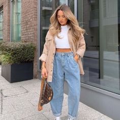 Outfits aesthetic mujer, ¿qué esperas para probarlos? Vibra Causal Outfits, Causual Outfits, Mode Inspo, Looks Chic, 가을 패션, Teenage Fashion Outfits, Mode Vintage, Mode Inspiration, Outfit Casual