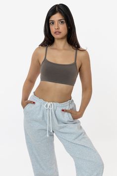 Natalie is 5'7 wearing size XS Shorts And Leggings, La Outfits, Mesh Tops, Black Bralette, Fleece Pants, Bike Shorts, Yoga Clothes, Bra Tops, Cotton Spandex