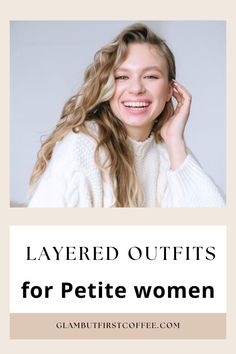 Autumn style guide for layering outfits as a Petite. Best layered Autumn outfits for Petites. Layer your Autumn outfits for Petite women. Layering style tips for Fall for Petite women. This Petite fashion blog post will teach you how to layer your outfits for colder months in Autumn and winter. Style guide will inspire short women with different stylish and cute Petite outfits. Warm autumn outfits and layering outfits for Petites. Layer your Autumn outfits as a professional. Layered outfits for Petite women. How To Layer Clothes For Fall, Autumn Outfit Inspiration, How To Stay Warm, Warm Fall Outfits, Layer Clothes, Layered Outfits