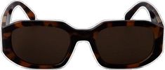 Formal Clear Sunglasses For Summer, Tortoiseshell Square Sunglasses For Summer, Classic Rectangular Sunglasses For Summer, Clear Sunglasses For Formal Summer Events, Square Tortoiseshell Sunglasses For Summer, Summer Tortoiseshell Square Sunglasses, Chic Rectangular Tortoiseshell Sunglasses, Trendy Tortoiseshell Sunglasses For Everyday, Trendy Tortoiseshell Sunglasses For Formal Occasions