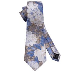 Brand: Barry Wang Material: 100% Silk What You Get: Same design Tie, Pocket Square & Cufflinks? Size: Necktie in 59" Length & 3.35" width at the tip, pocket square in 9"x 9"size Quality: Barry Wang Focus on Ties for Many Years, Good Quality Interlining Makes Our Ties Weighted and Elastic, Which are Easily Designed for A Perfect Knot.For More Quality Stylish Ties with Unbeatable Price, Please Click Our shop to Check More.With So Much Choice and Impeccable Quality, There's No Excuse Not to Have A Floral Wedding Tie, Blue Floral Tie, Blue Floral Wedding, Wedding Tie, Plaid Shirts, Cufflink Set, Luxury Flowers, Wedding Ties, Wedding Business