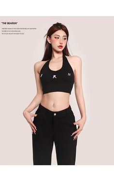 Age: 18-24 years oldSize: S M LPattern: LettersStyle: VersatileColor classification: black, white, gray, coffeeCombination form: single pieceCatalog number: X22B6514Year Season: Summer 2023Length: ShortClothing fit: slim fitStyle: halter neckMaterial composition: Other materials Coffee Color, 24 Years Old, Coffee Colour, Single Piece, Season Summer, Short Outfits, Workout Clothes, Fitness Fashion, Composition