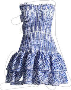 Fitted Pleated Mini Dress For Beach, Fitted Pleated Mini Dress For Vacation, Beach Mini Dress Pleated And Fitted, Beach Fitted Pleated Mini Dress, Blue Ruffled Mini Sundress, Yellow Tiered Summer Mini Dress, Sleeveless Beach Mini Dress, Lined, Yellow Printed Sleeveless Mini Dress, Yellow A-line Cotton Mini Dress