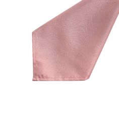 a pink pocket square on a white background