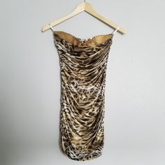 Stylish - Great Condition - Never Been Worn Cheetah Print Party, Tiger Print Dress, Leopard Dress, Leopard Print Dress, Tiger Print, Printed Mini Dress, Mini Dresses, Cheetah Print, Print Dress