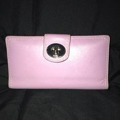 Very Pretty And Rare Lilac Color!! Very Good Used Condition!! I Had A Sticker On The Id Part Of The Wallet And I Tried Getting It Off With Alcohol Pads But There Is Still Residue!! Classic Pink Wallet For Formal Occasions, Classic Pink Leather Wallet, Formal Pink Bifold Wallet, Pink Coach Leather Wallet, Pink Leather Coach Wallet, Alcohol Pads, Bags Vintage, Coach Wallet, Lilac Color