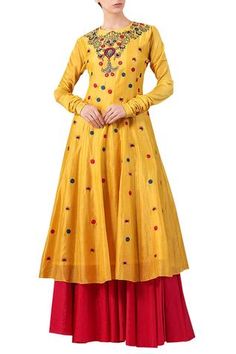 Shop for Samant Chauhan Yellow Chanderi Silk Embroidered Anarkali And Palazzo Set for Women Online at Aza Fashions Embroidered Semi-stitched Sharara In Maxi Length, Designer Long Sleeve Anarkali Set With Multicolor Embroidery, Designer Long Sleeve Multicolor Embroidered Anarkali Set, Floor-length Embroidered Traditional Wear For Diwali, Anarkali Embroidered Choli For Diwali, Embroidered Floor-length Traditional Wear For Diwali, Embroidered Art Silk Maxi Length Dupatta, Embroidered Art Silk Maxi Dupatta, Festive Long Sleeve Anarkali Set With Multicolor Embroidery