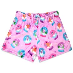 Playful Short Swim Bottoms, Playful Bottoms With Elastic Waistband For School, Cute Playwear Shorts With Pockets, Cute Shorts With Pockets For Playwear, Playwear Pajama Shorts With Elastic Waistband, Cute Playtime Shorts With Pockets, Playtime Bottoms With Pockets And Short Length, Cute Shorts With Pockets For Playtime, Short Pajama Shorts With Elastic Waistband