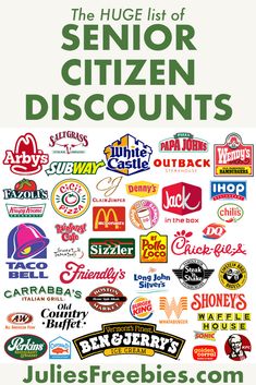 HUGE list of Senior Citizen Discounts Senior Discounts Over 55, Gifts For Seniors Citizens, Senior Citizen Discounts, Dave Ramsey Baby Steps, Retirement Advice, Senior Discounts, Free Stuff By Mail, Get Free Stuff