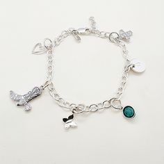 This Silver Charm Bracelet is a stylish and versatile accessory for women. Made of high-quality .925 sterling silver, this bracelet adds a touch of elegance to any outfit. With its simple yet eye-catching design, it is perfect for everyday wear or special occasions. Enhance your style with this must-have piece. The bracelet is 7" long, and charms are sold separately. Trendy Sterling Silver Charms Jewelry, Trendy Sterling Silver Jewelry With Charms, Everyday Sterling Silver Chain Bracelet With Charms, Classic Sterling Silver Charm Bracelet With Silver Chain, Elegant Adjustable Chain Bracelet With Charms, Elegant Adjustable Charms Chain Bracelet, Trendy White Gold Bracelets In Sterling Silver, Trendy Silver Chain Bracelets For Gifts, Elegant Nickel-free Name Bracelet