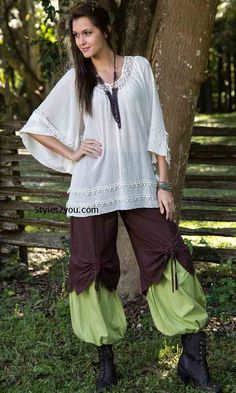 Breeze Blouse In Cream, Womens Fashion, Womens Styles, Boho, Boho Chic, Clothing for Women from Styles2you.com Holiday Ootd, Hippy Clothing, Plus Size Hippie, Hippie Blouse, Sacred Threads, Hippie Clothing, Bohemian Top, Ootd Women, Collection Ideas