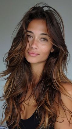 Auburn Balayage, Amazon Hair, Hairstyle Color, Girls Hairstyles Easy, Honey Brown Hair, Low Maintenance Haircut, Blonde Balayage, Balayage Hair, Hair Designs