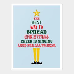 Buddy the elf -- Choose from our vast selection of art prints and posters to match with your desired size to make the perfect print or poster. Pick your favorite: Movies, TV Shows, Art, and so much more! Available in mini, small, medium, large, and extra-large depending on the design. For men, women, and children. Perfect for decoration. Buddy The Elf Christmas Card, Elf Movie Christmas Decor, Buddy The Elf Painting, The Elf Movie Decorations, Buddy Elf Decorations, Elf Movie Christmas Decorations, Elf The Movie Decorations, Elf Song, Movie Decorations