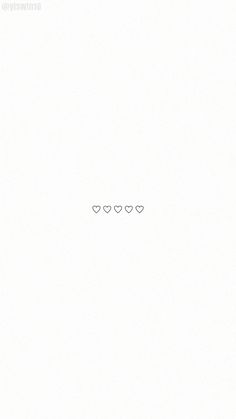 four hearts are shown in the middle of a white background