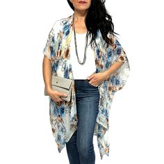 Meet our Endless Kimono Collection of super soft accessory essentials. These kimonos are perfect for endless occasions: beach cover up, vacation layer, brunch, parties, daily wear, dress up shorts, after yoga, and more! Endless patterns to choose from make it difficult to just pick one. But your wardrobe will thank you for adding more to your collection. Size: One size fit most. Material: Polyester Machine wash. Tumble dry low. Brunch Parties, Daily Wear Dress, Kimono Collection, Blue Lily, Red Leopard, Beach Covers, Pick One, Kimonos, Daily Wear