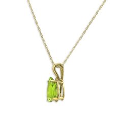 14KT Pear Shape Peridot Necklace Yellow Gold Pear-shaped Gemstone Drop Necklace, Yellow Gold Peridot Teardrop Jewelry, Yellow Gold Pear-shaped Necklace With High Luster, Luxury Yellow Gold Peridot Jewelry, Yellow Pear-shaped Gemstone Jewelry, Peridot Pendant, Peridot Necklace, Pear Shape, Pear Shaped