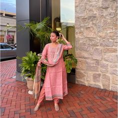 It’s From Kuwasangcollection! Nude Pink Color Indian Wear Dresses, Ethnic Indian Wear, Indian Traditional Wear, Indian Traditional, Traditional Wear, Nude Pink, Wear Pink, Indian Wear, Nepal