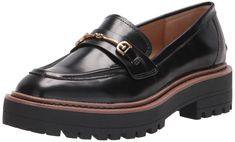 PRICES MAY VARY. Sam Edelman Laurs Fashion Loafer Toe Style: Round With elevated chunky soles and vintage vibes, Laurs is the most sophisticated loafer of the season. Pair with pantsuit or a pencil skirt for maximum class. Chunky Black Loafers, Loafers Chunky, Comfortable Loafers, Loafer Style, Business Suits, Driving Loafers, Black Loafers, Women's Loafers, Professional Outfits