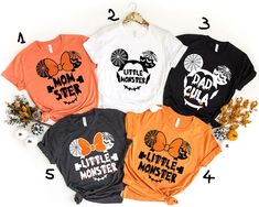 Fall Disney Shirts For Family, Family Halloween Disney Shirts, Disney World Halloween Shirts, Disney Halloween Tshirt Ideas, Halloween Disney Shirts For Family, Disney Halloween Shirt Ideas, October Disney Outfits, Disney World Family Outfits, Disney Halloween Outfits