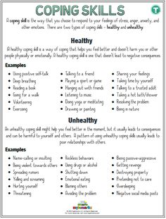 Adaptive Coping Skills, Positive Coping Strategies, Coping Skill Activity For Adults, Coping Skills Therapy Activity, What Are Coping Skills, Teaching Coping Skills To Adults, Teenage Coping Skills, Life Skills Activities For Middle Schoolers, Self Regulation Coping Strategies Adults