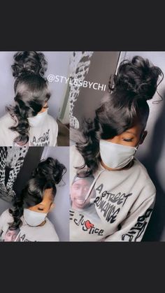 Easy Hairstyles For Going Out With Friends, High Ponytail Hairstyles For Black Women Weave Curly, Bombshell Ponytail, Pin Up Buns For Black Women, Ponytail Hairstyles For Black Women High, Ponytail Hairstyles Weave, Hairstyles Weave Ponytail, Ponytail Hairstyles High, Ponytail Ideas For Black Women