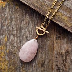 Rose Quartz Necklace Natural Stone Collar Hippie, Rose Quartz Necklace Pendants, Treasure Jewelry, Gold Lariat Necklace, Quartz Crystal Pendant, Quartz Crystal Necklace, Rose Quartz Pendant, Natural Stones Necklace, Rose Quartz Necklace