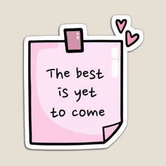 a pink sticky note with the words you matter written on it and hearts in the corner