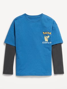 crew neck short sleeves long sleeves licensed graphic © 2024 The Pokémon Company International.  ™, ® Nintendo.  oversized fit hits below waistmachine wash according to the care instruction label Relaxed Fit Cartoon Print Tops For Streetwear, Oversized Long Sleeve T-shirt With Cartoon Print, Graphic Tee With Character Print And Long Sleeves, Cotton Long Sleeve T-shirt With Character Print, Long Sleeve T-shirt With Character Print In Relaxed Fit, Relaxed Fit Long Sleeve T-shirt With Character Print, Sporty Long Sleeve Tops With Character Print, Character Print Crew Top For Streetwear, Long Sleeve Character Print T-shirt For Streetwear