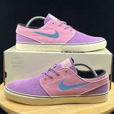 Nike Sb Zoom Stefan Janoski Og+ Sz 11 Lilac Soft Pink Skate Shoes Dv5475-500 >Brand New Never Worn And In Amazing Condition, Comes With Box! (Missing Lid) No Rips/Tears/Stains Anywhere On The Shoes. If You Have Any Questions Please Message Me And I’ll Get Back To You As Quickly As Possible. All Items Are Packaged With Care And Shipped Within 1 Business Day. >If You Like This Pair Of Shoes You May Like Some Of My Other Pairs As Well, I Have Over 1,000 Pairs To Choose From I Give Discounts On All Nike Air Max Wright, Jermaine O'neal, Nike Sb Zoom Stefan Janoski, Nike Air Max Excee, White Sneakers Men, Nike Sb Zoom, Stefan Janoski, Golf Shoes Mens, Pink Nikes