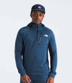 Perfect for cold weather commutes to the gym, chilly belays and happy hour hangs, the Men’s Mountain Athletics Fleece Hoodie ¼-Zip offers warm fleece in a streamlined silhouette for go-anywhere comfort. Men's Men's Fleece Pullover [North Face, Northface, thenorthface, the northface, TNF, tnf] Half-zip Hoodie With Kangaroo Pocket For Outdoors, Outdoor Half-zip Hoodie With Drawstring, Fleece Half-zip Hoodie For Outdoor, Half-zip Fleece Hoodie For Outdoor, Outdoor Fleece Half-zip Hoodie, Half-zip Hoodie With Drawstring For Outdoor, Half-zip Fleece Hoodie For Outdoor Activities, Half-zip Winter Sweatshirt For Outdoor Activities, Blue Functional Outdoor Sweatshirt